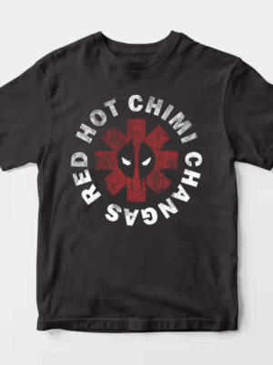 Deadpool Red Hot Chimichangas Mayhem Mode Unisex T-Shirt
