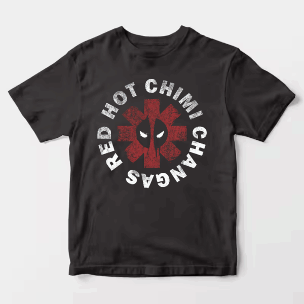 Deadpool Red Hot Chimichangas Mayhem Mode Unisex T-Shirt