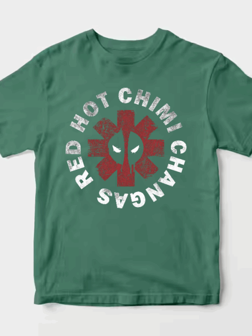 Deadpool Red Hot Chimichangas Mayhem Mode Unisex T-Shirt