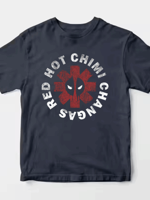 Deadpool Red Hot Chimichangas Mayhem Mode Unisex T-Shirt