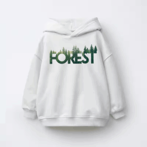 Deep Woods Forest Kids Hoodie