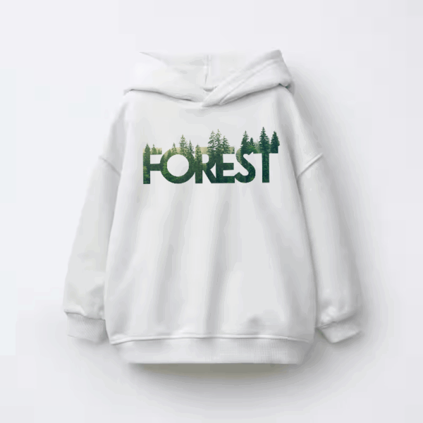 Deep Woods Forest Kids Hoodie
