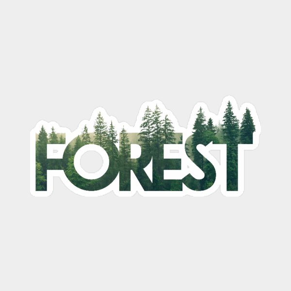 Deep Woods Forest Sticker Deep Woods Forest Sticker
