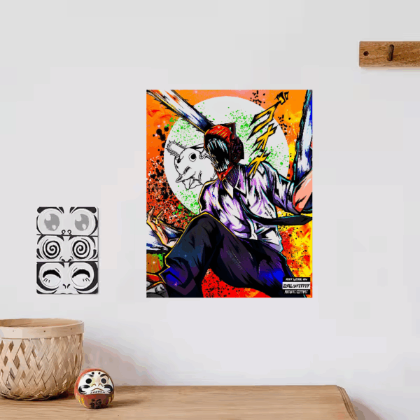 Denji Unleashed – Chainsaw Man Anime Poster
