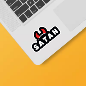 Devilish Vibes Satan Sticker