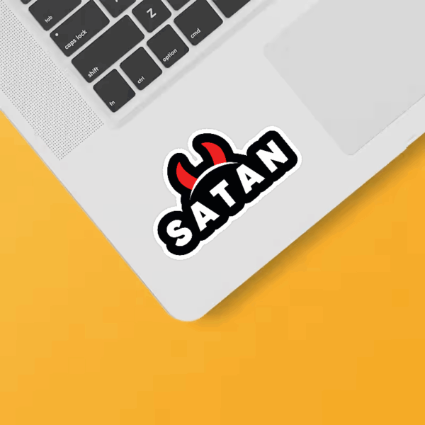 Devilish Vibes Satan Sticker