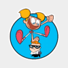 Dexter’s Laboratory Dee Dee Chaos Sticker