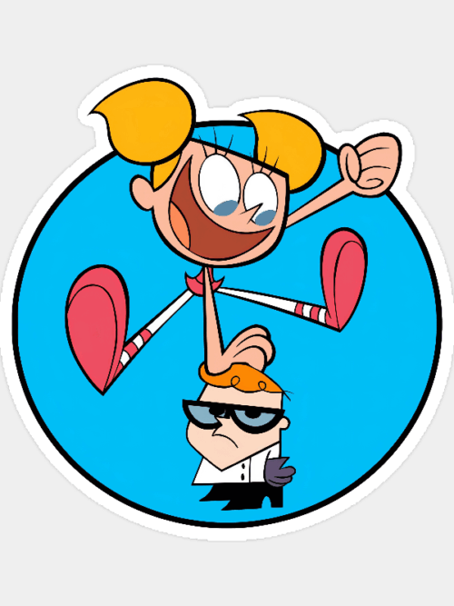 Dexter’s Laboratory Dee Dee Chaos Sticker