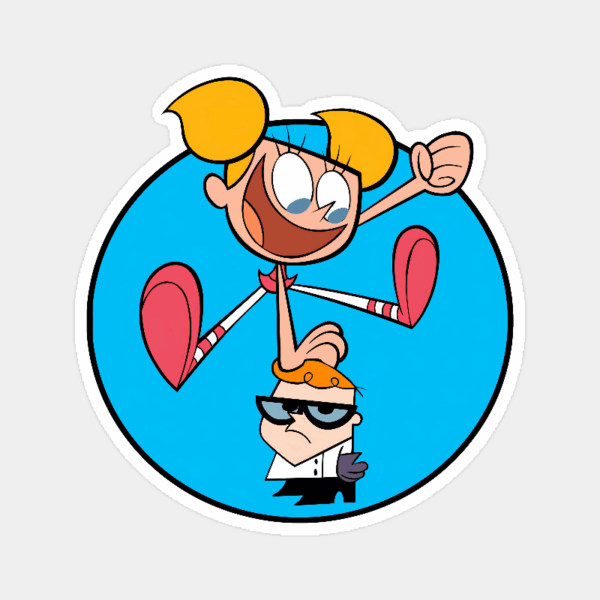Dexter’s Laboratory Dee Dee Chaos Sticker