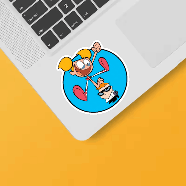 Dexter’s Laboratory Dee Dee Chaos Sticker