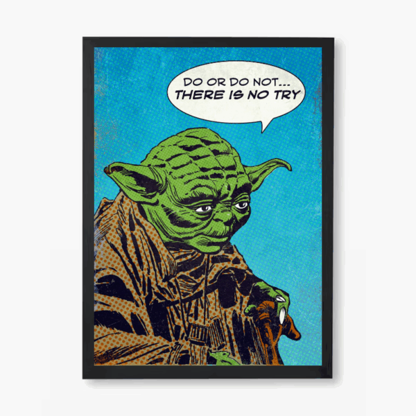 Do or Do Not Yoda Star Wars Pop Art Poster