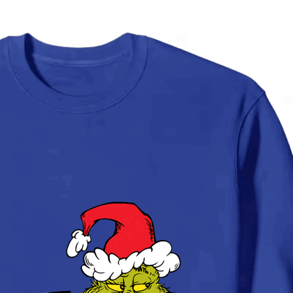 Don’t Be a Grinch – Classic Holiday Spirit with a Dr. Seuss Twist Crewneck Sweatshirt