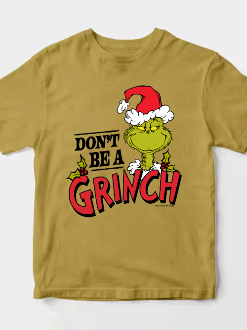 Men’s Don’t Be a Grinch – Classic Holiday Spirit with a Dr. Seuss Twist Unisex T-Shirt