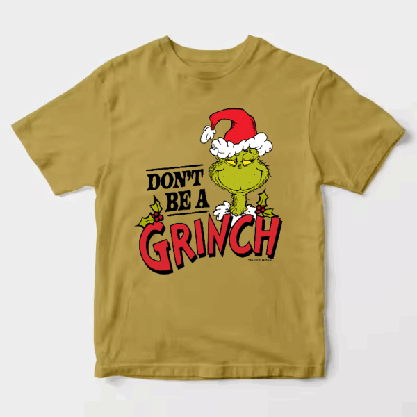 Men’s Don’t Be a Grinch – Classic Holiday Spirit with a Dr. Seuss Twist Unisex T-Shirt