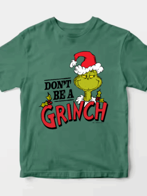Men’s Don’t Be a Grinch – Classic Holiday Spirit with a Dr. Seuss Twist Unisex T-Shirt