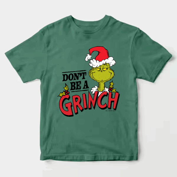 Men’s Don’t Be a Grinch – Classic Holiday Spirit with a Dr. Seuss Twist Unisex T-Shirt