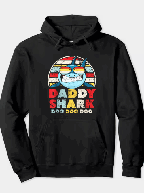 Doo Doo Daddy Shark Hoodie