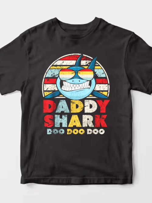 Doo Doo Daddy Shark Unisex T-Shirt