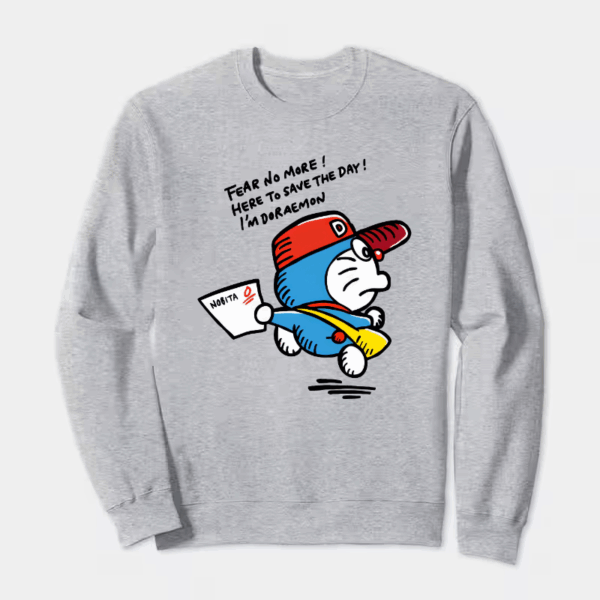 Doraemon Brings Nobita’s Test Results Crewneck Sweatshirt