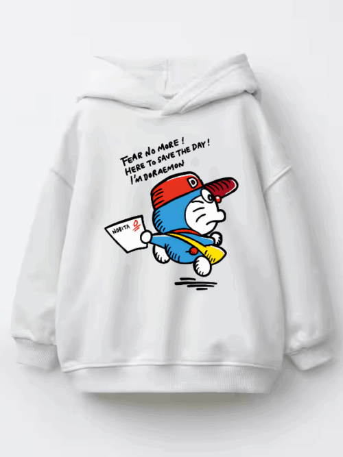Doraemon Brings Nobita’s Test Results Kids Hoodie