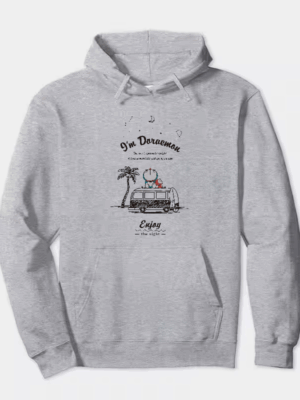 Doremon Moonlight Beach Vibes Hoodie