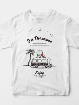 Doremon Moonlight Beach Vibes Unisex T-Shirt