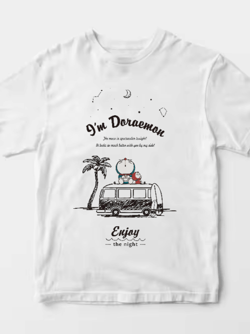 Doremon Moonlight Beach Vibes Unisex T-Shirt