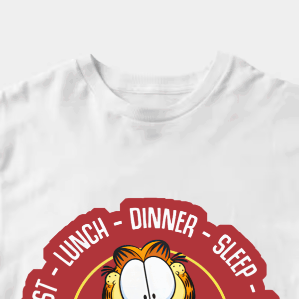 Eat Sleep Repeat Garfield Daily Routine Mood Unisex T-Shirt