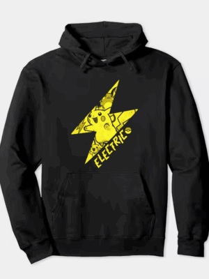 Electric Spark Pikachu Pokémon Power Hoodie