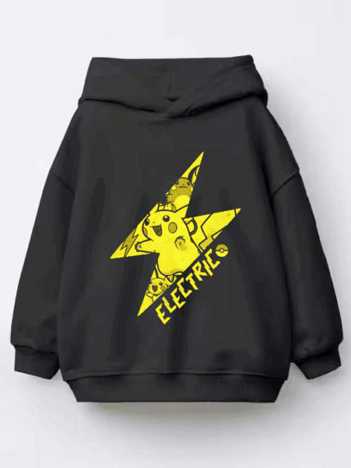 Electric Spark Pikachu Pokémon Power Kids Hoodie