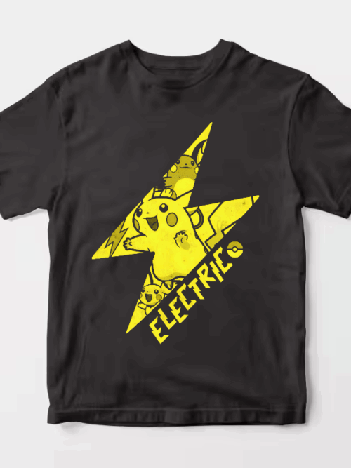Electric Spark Pikachu Pokémon Power Unisex T-Shirt