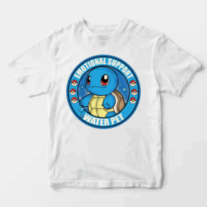 Emotional Support Water Pet Cute Pokemon Unisex T-Shirt