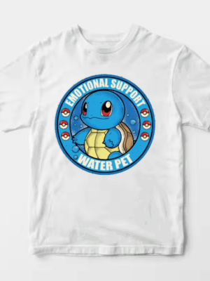 Emotional Support Water Pet Cute Pokemon Unisex T-Shirt