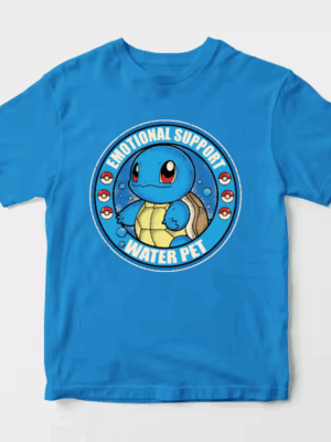 Emotional Support Water Pet Cute Pokemon Unisex T-Shirt