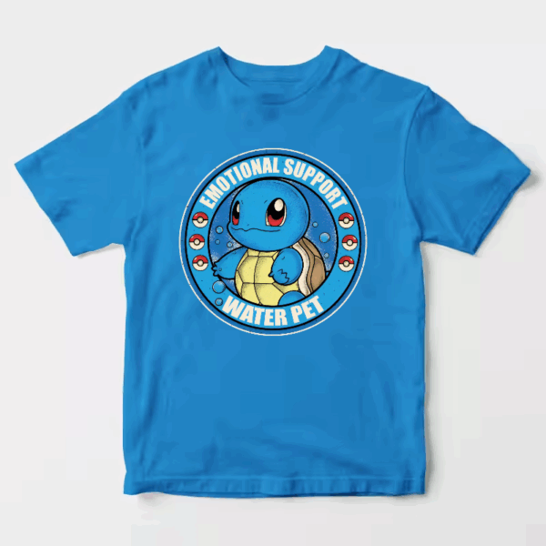 Emotional Support Water Pet Cute Pokemon Unisex T-Shirt