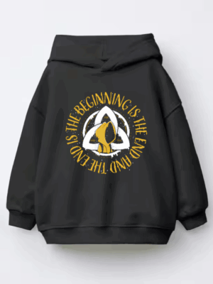 Endless Cycle of Beginning Meets End Kids Hoodie