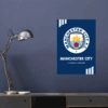 Etihad Stadium Manchester City Blue Spirit Poster