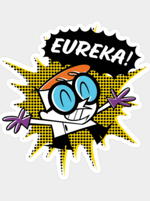 Eureka Moment Dexter’s Laboratory Sticker