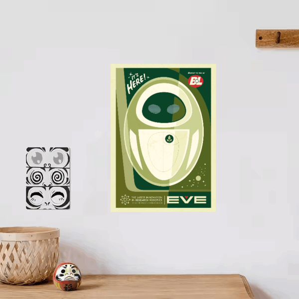 Eve Is Here – Disney’s Retro Robot Reboot Poster
