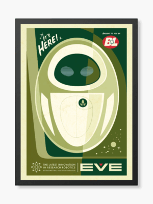 Eve Is Here – Disney’s Retro Robot Reboot Poster