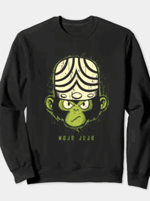 Evil Genius Vibes – Mojo Dojo Powerpuff Crewneck Sweatshirt