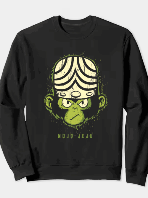 Evil Genius Vibes – Mojo Dojo Powerpuff Crewneck Sweatshirt