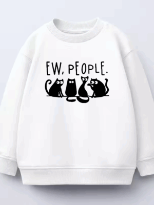 Ew People Black Cats Club Crewneck Sweatshirt