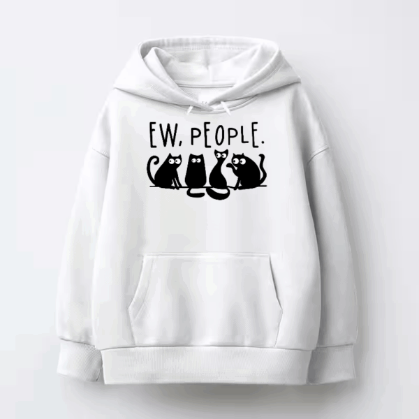 Ew People Black Cats Club Hoodie