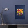 FC Barcelona Legendary Crest Navy Poster
