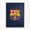 FC Barcelona Legendary Crest Navy Poster