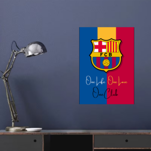 FC Barcelona One Life One Love One Club Pride Poster