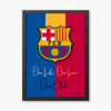 FC Barcelona One Life One Love One Club Pride Poster