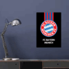 FC Bayern Munich Red Dominance Poster