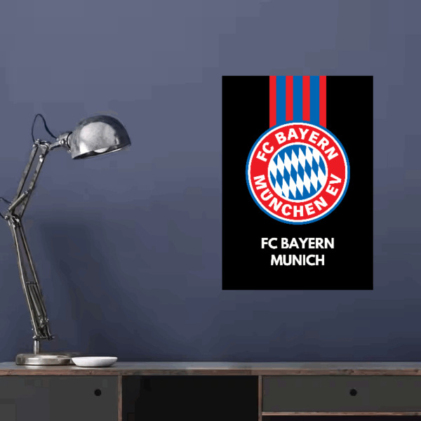 FC Bayern Munich Red Dominance Poster